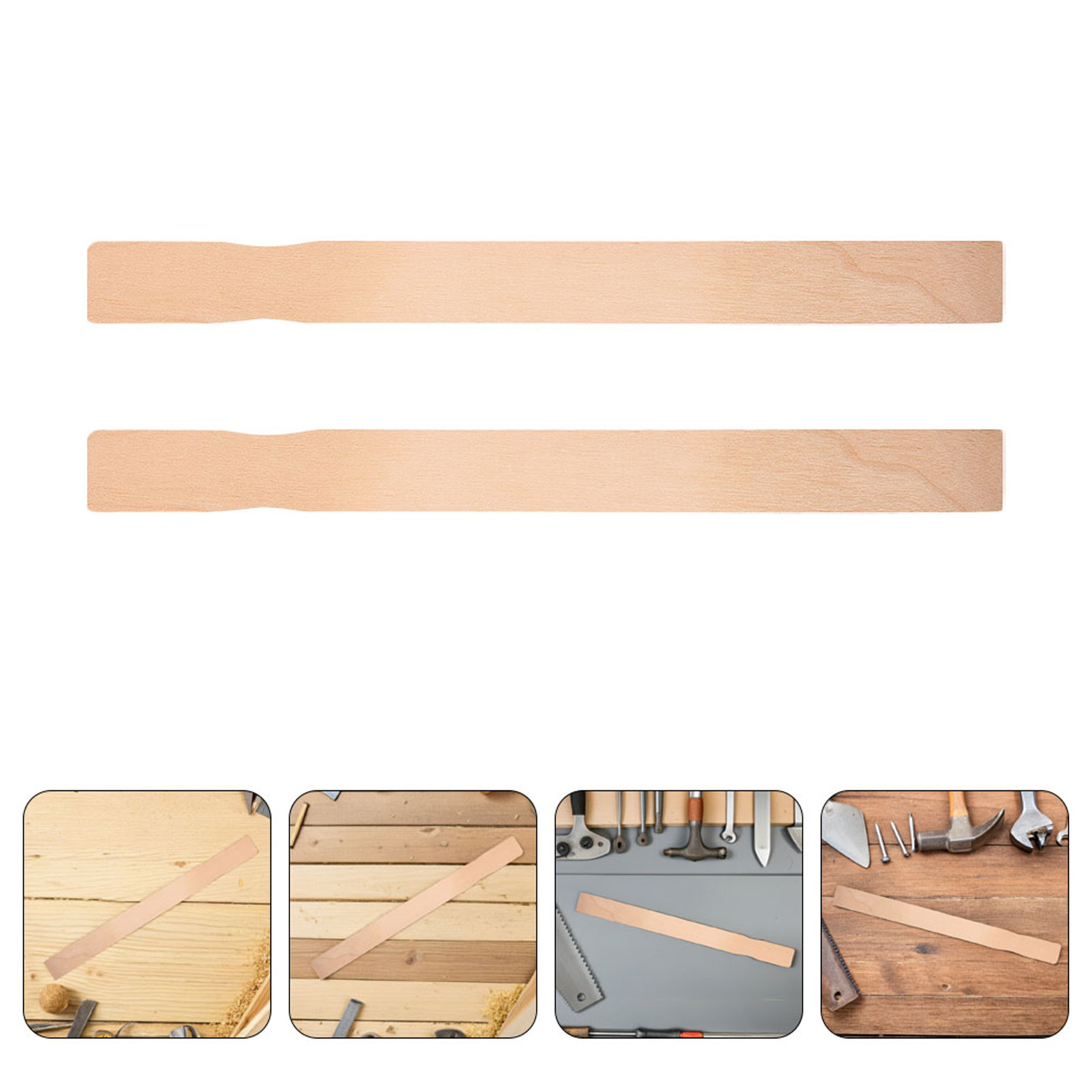 Resin Crafts - 15Pcs Paint Stir Sticks Polished Wood