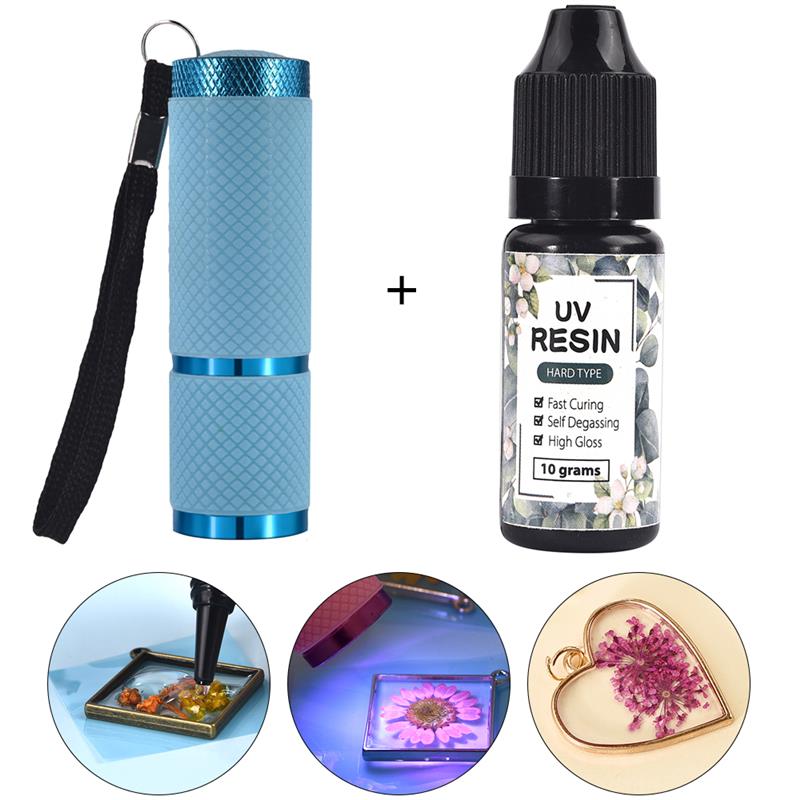 10g 25g Hard UV Resin DIY Fast - огляд і ціна Epoxy Uv Resin Kit