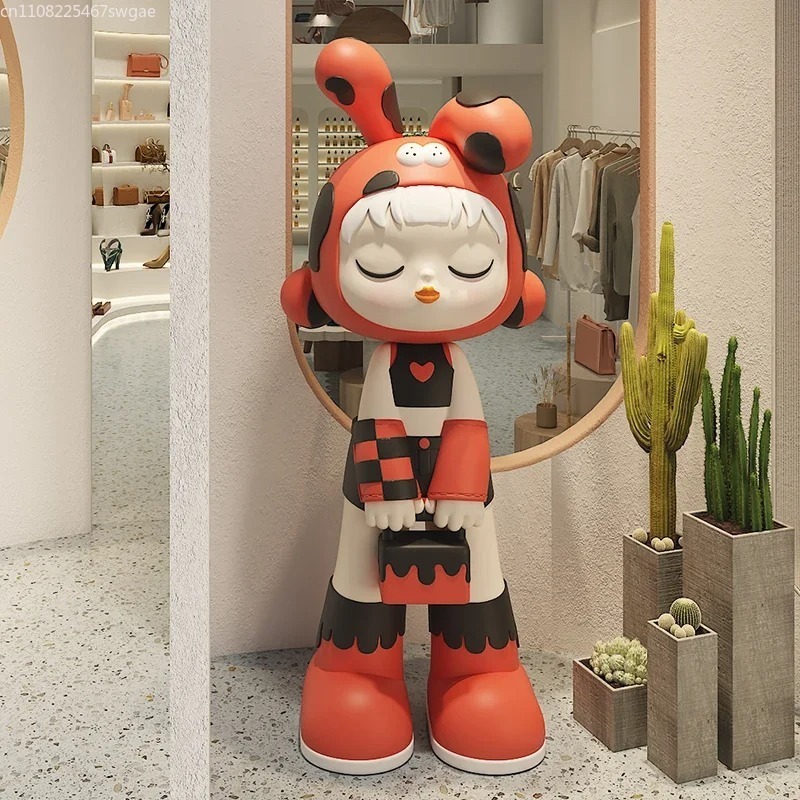 Art Cartoon Girl Statue Indoor - огляд і ціна Crafting Resin