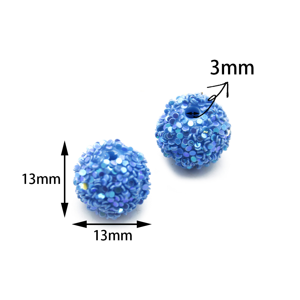 5pcs/pack Glitter Resin Beads, - огляд і ціна Resin Glitter Pack