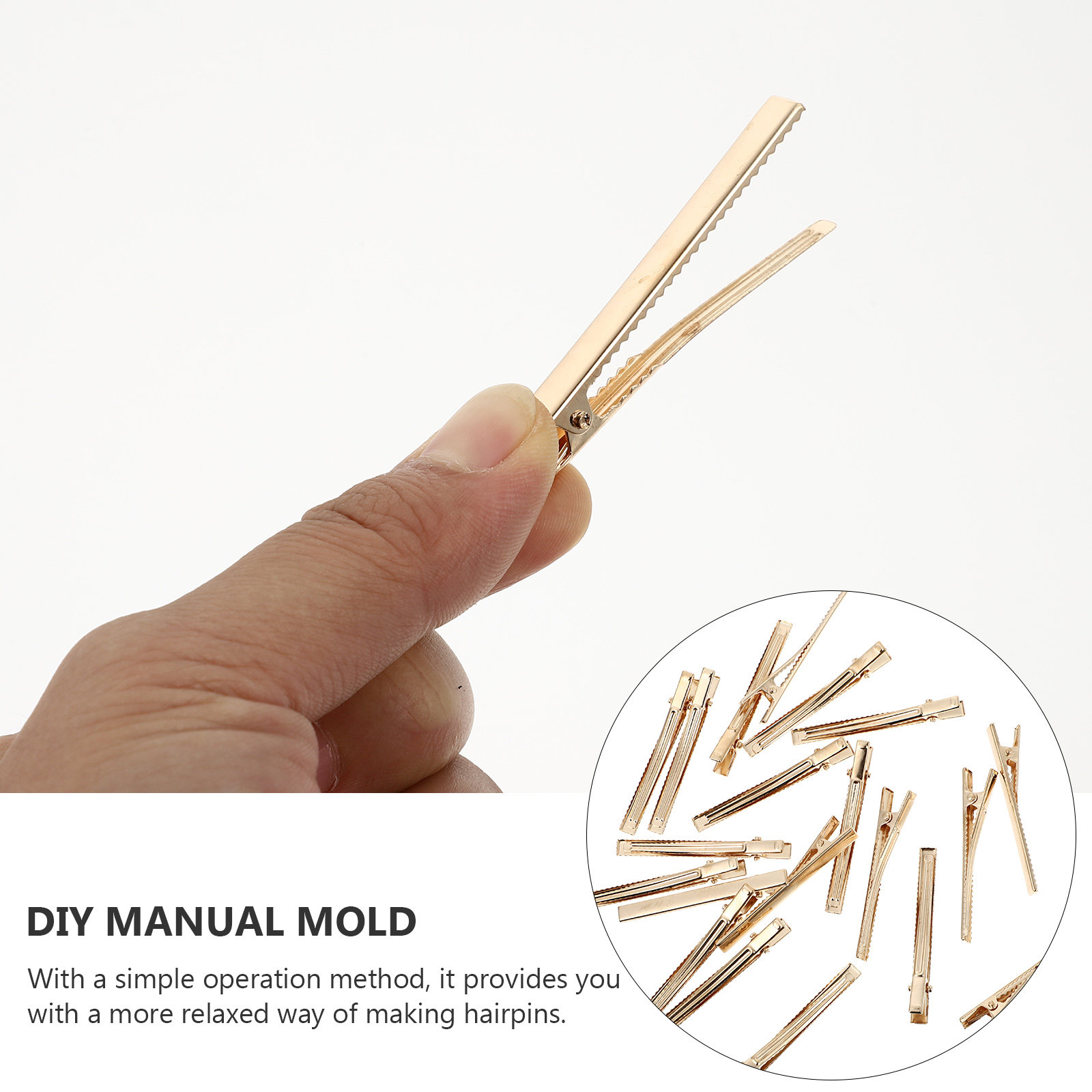 1Set Silicone Hair Clips Mold  - огляд і ціна Resin Crafts Diy