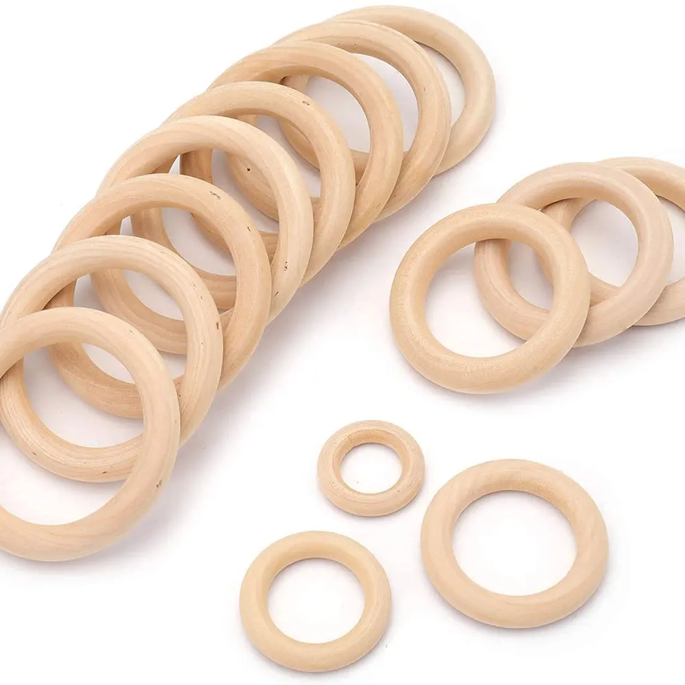 Unfinished Solid Wooden Rings  - огляд і ціна Wood Ring Blank