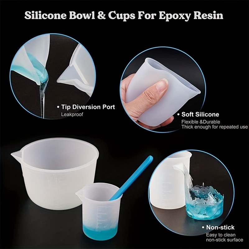 Silicone Measuring Cups, Resin - огляд і ціна Mixing Cup Silicone