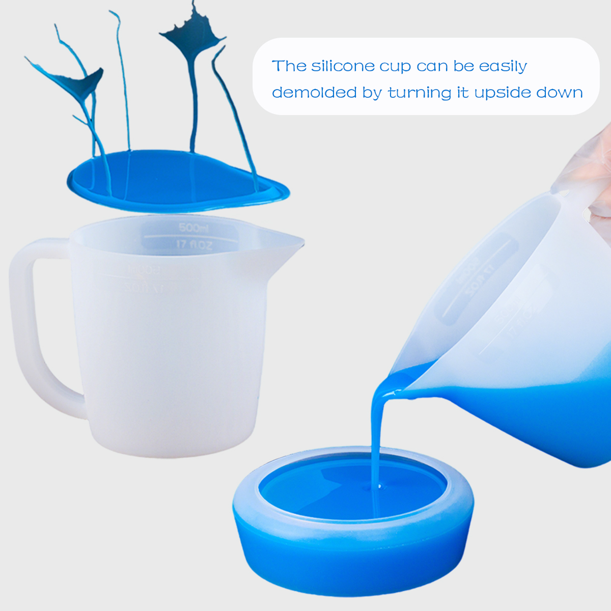 500ML Silicone Measuring Cup w - огляд і ціна Mixing Cup Silicone