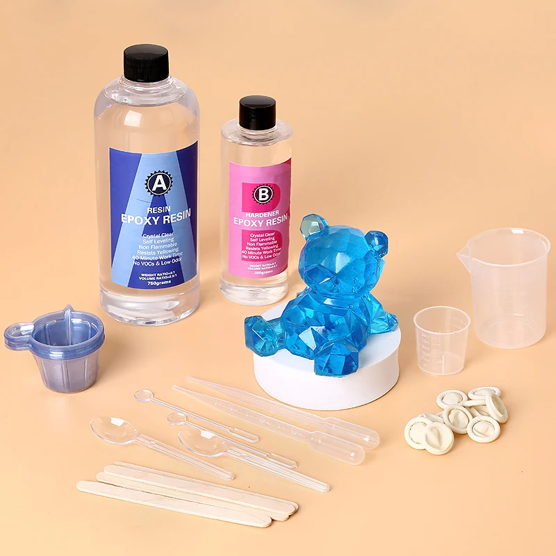 Epoxy Resin Kit Crystal Clear  - огляд і ціна Mixing Cup Silicone