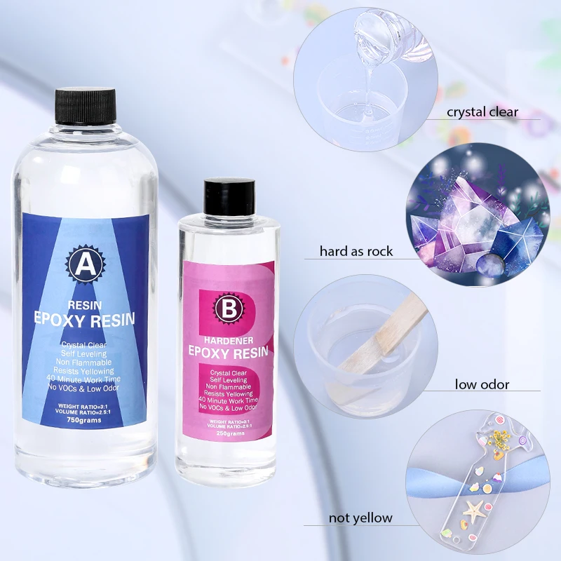 Epoxy Resin Kit Crystal Clear  - огляд і ціна Mixing Cup Silicone
