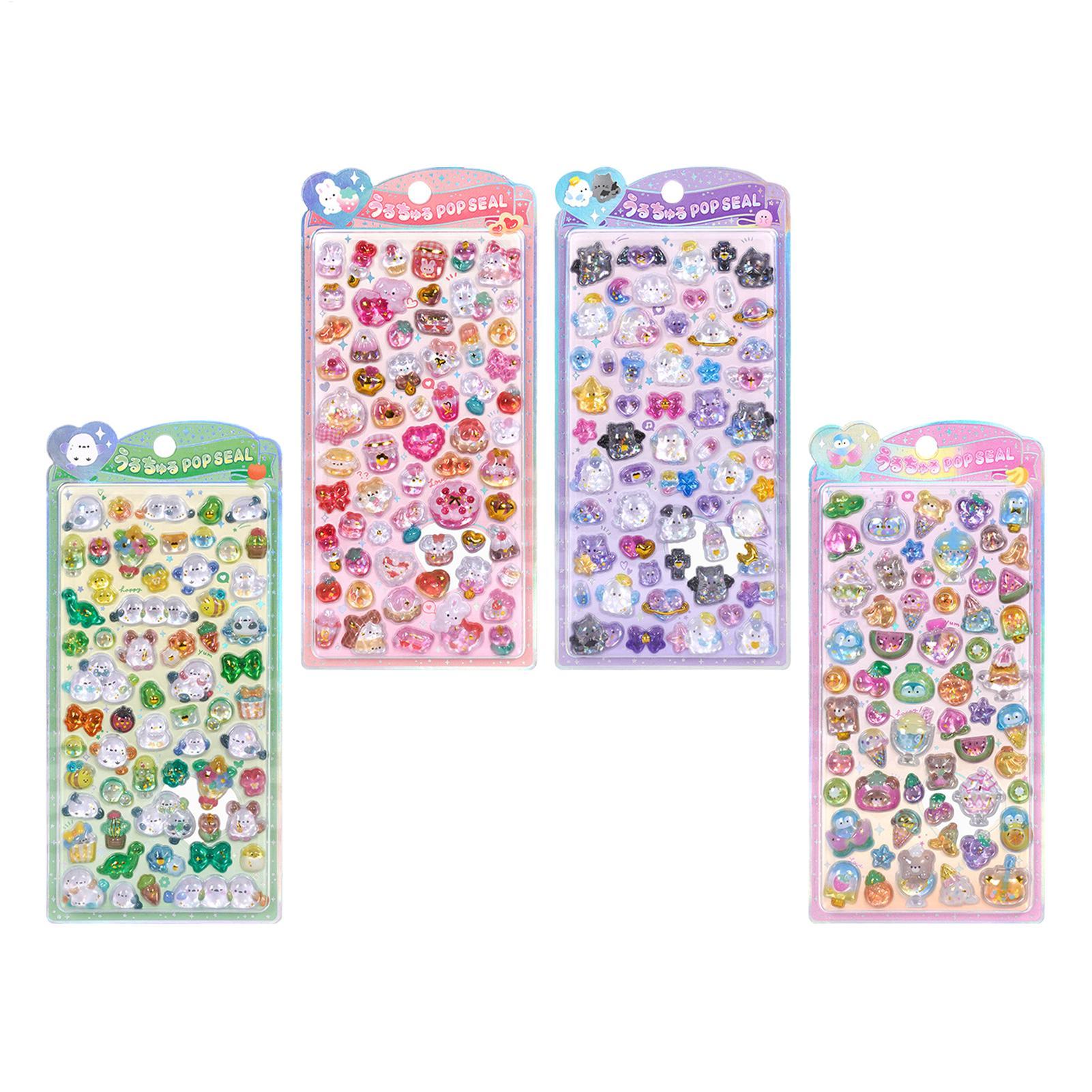 Cute Sticker Pack 3D Glitter S - огляд і ціна Resin Glitter Pack