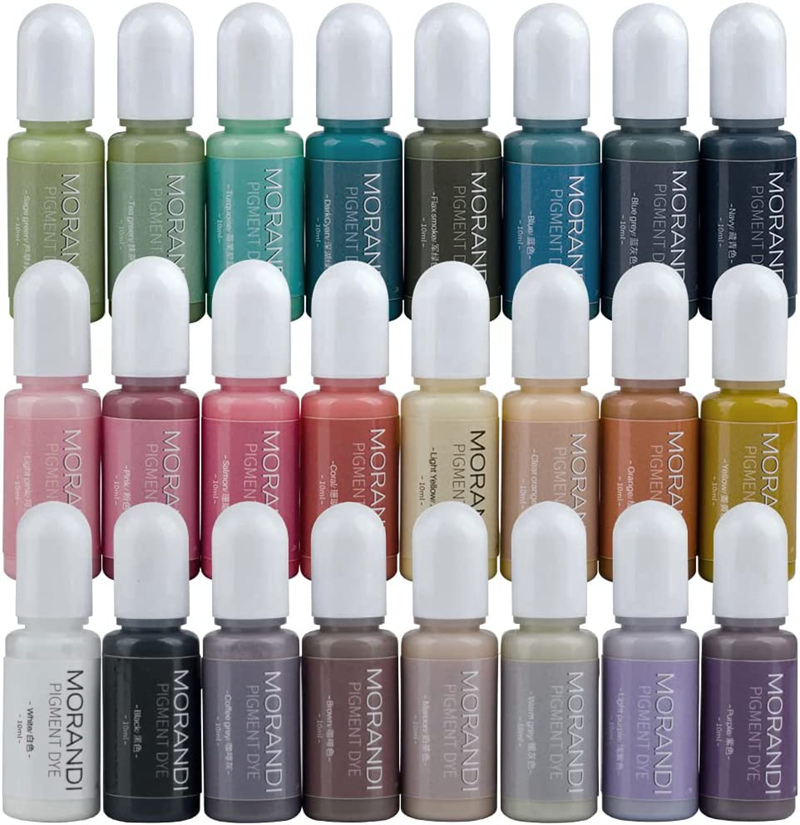 24Colors Morandi Opaque Color  - огляд і ціна Resin Dye Alcohol