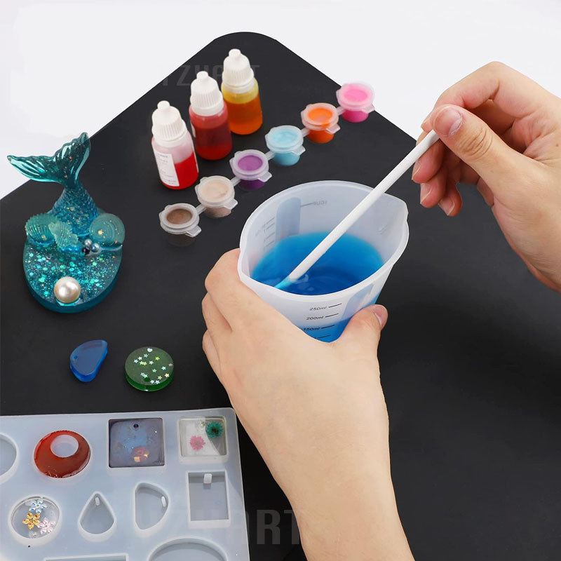 1pc Creative Simple 500ml /250 - огляд і ціна Mixing Cup Silicone