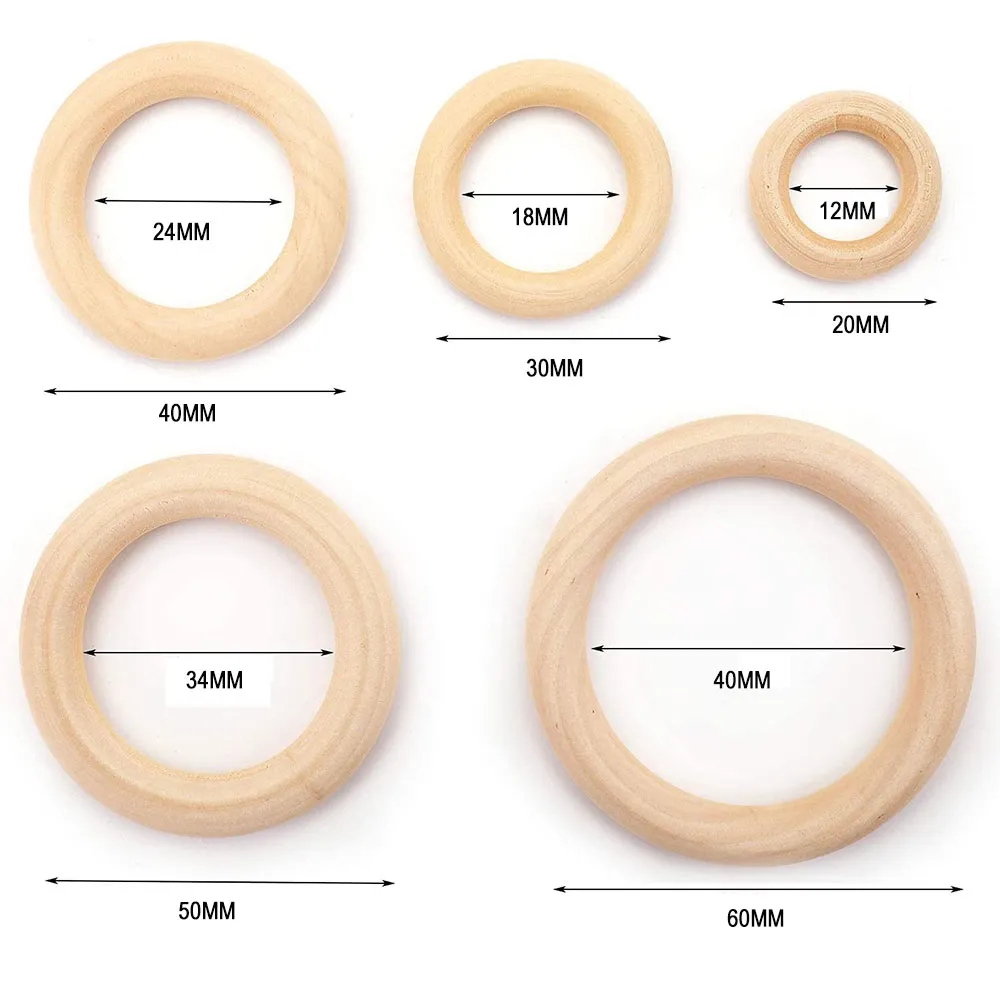 Wooden Rings Wooden Hoops for  - огляд і ціна Wood Ring Blank