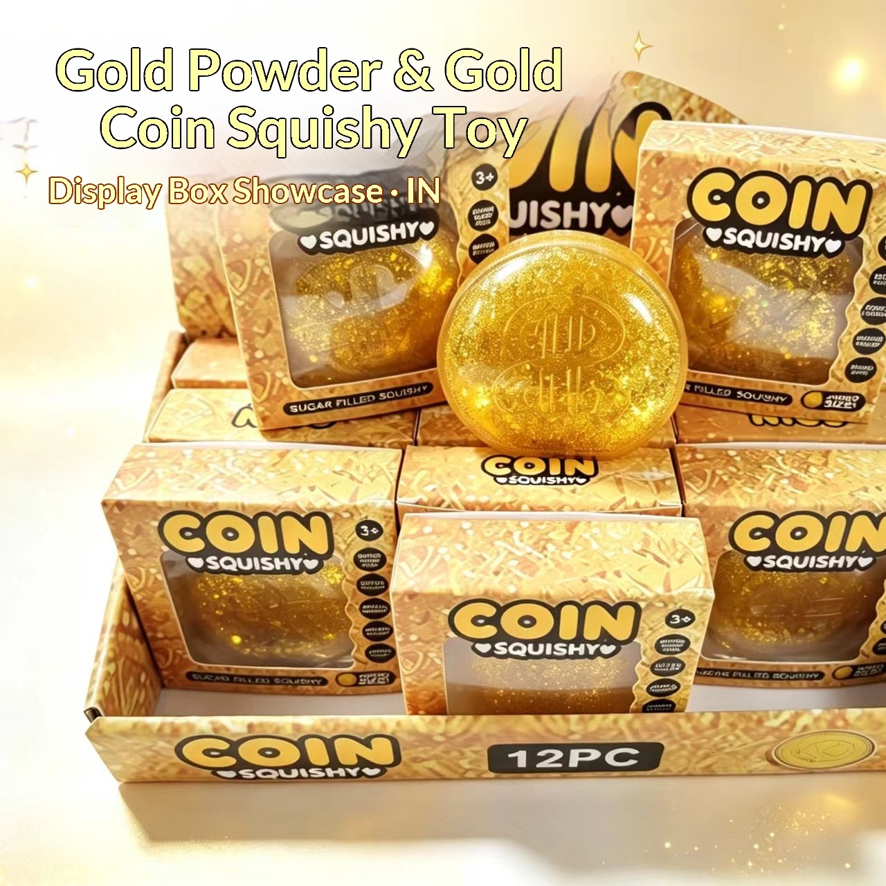 12pcs/Full Case 8.5cm Glitter  - огляд і ціна Resin Craft Material