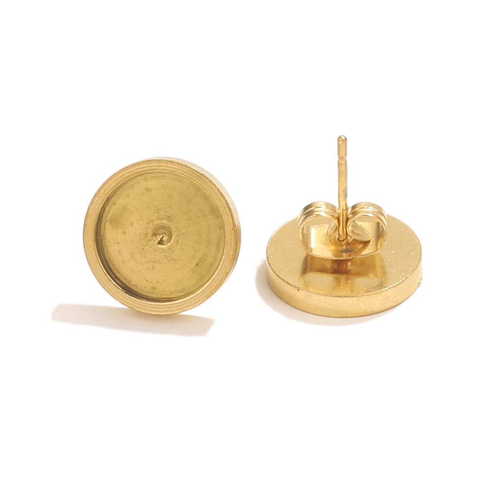 10pcs Stainless Steel Gold Ear - огляд і ціна Resin Jewelry Kit