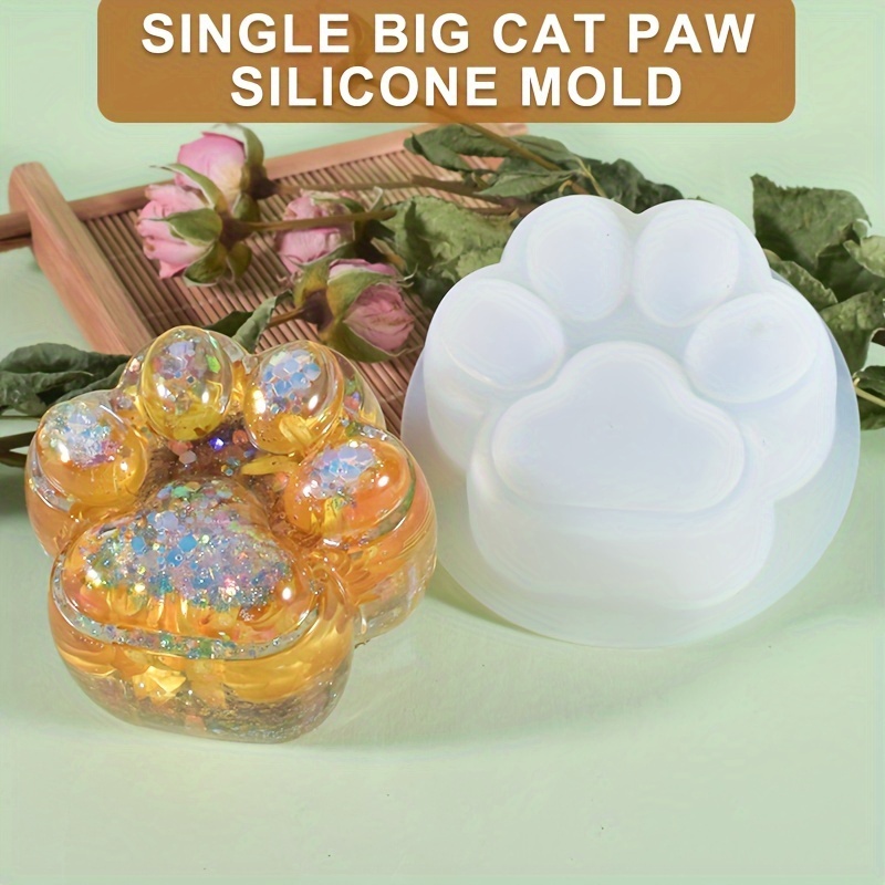 1 Large Cat Paw Silicone Mold， - огляд і ціна Resin Craft Ideas